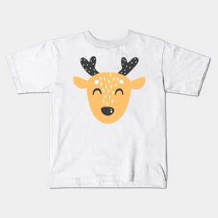 Cute Reindeer Kids T-Shirt